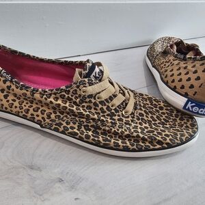 Keds Women's Leopard Print Sneakers Size 9.5